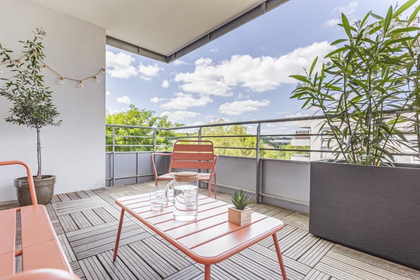T3 Universites & Hospitals - Havre De Paix Pres Toulouse - Parking - Terrasse Ngoại thất bức ảnh
